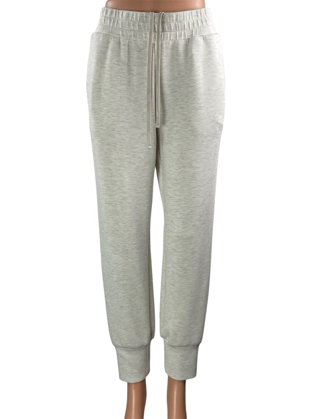 Varley Womens Drawstring Heather Gray High Rise Lounge Jogger Sweat Pants Size S